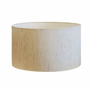Cúpula em Tecido Cilindrica Abajur Luminária Cp-4189 50x30cm Linho Bege
