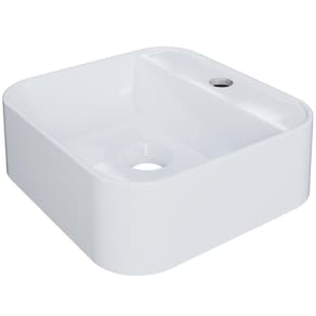 Cuba De Apoio Quadrada Para Banheiro Lavabo C01 Qa31w Branco - Lyam