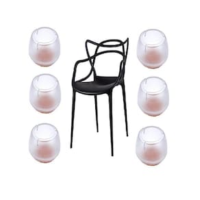 Kit 16 Pé Palito Silicone C Feltro 12Mm A 16Mm Perna Cadeira