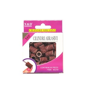X&d Kit Refil De Lixas Abrasivas Cilíndricas Com 50un