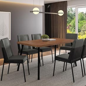 Conjunto Sala De Jantar 6 Cadeiras San Paolo Carraro Nog Pre