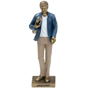 Estatueta Profissão Arquiteto Escultura Resina Enfeite 25cm