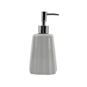 Saboneteira Liquida De Cerâmica Modelagem Lavabo Branco Luxo