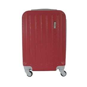 Malas de Bordo Pequena para Viagem em Abs Ika Scorpion Cadeado Integrado- Vermelha, P
