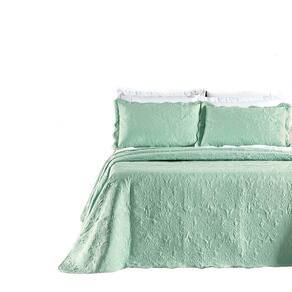 Kit Cobre Leito Colcha Adventure Casal Dupla Face - Verde