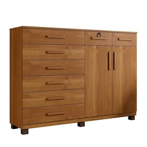 Cômoda Triunfo 2 Portas 8 Gavetas Com Chave Benetil Cinamomo