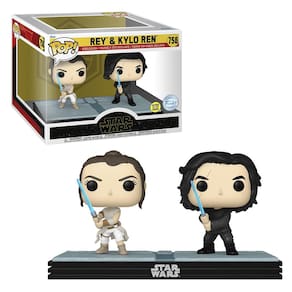 Funko Pop Moments Star Wars Exclusive Rey & Kylo Ren 758