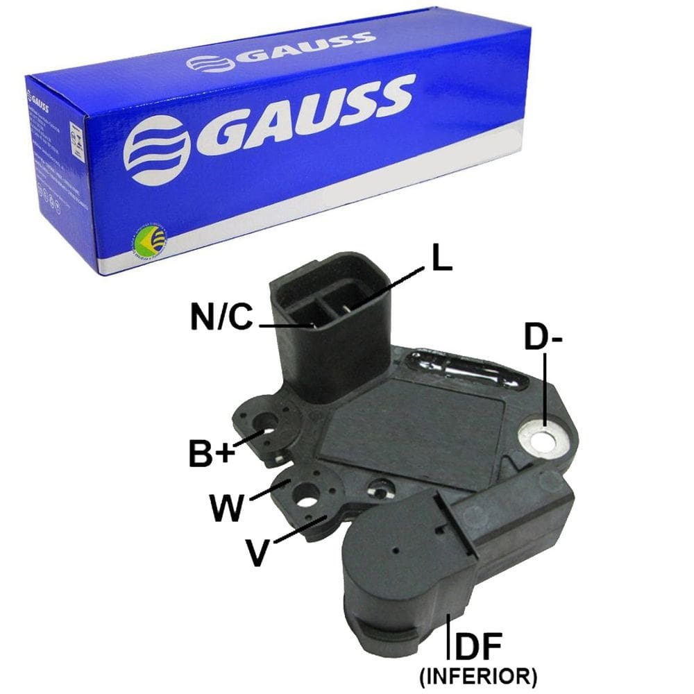 Ga921 - Regulador De Voltagem - Elantra 2006 A 2024 / Tucson 2007 A 2024 / Cerato 2004 A 2024 / Sportage 2004 A 2024 - Gauss