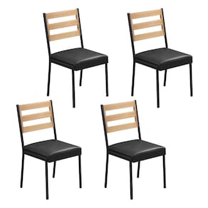 Cadeiras para Sala de Jantar 4 Unidades Londres Preto