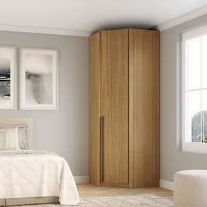 Guarda-roupa de Canto 1 Porta Altezza Freijó