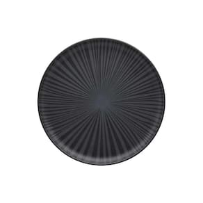 Prato Sobremesa Em Cerâmica Flat ônix 20cm Oxford