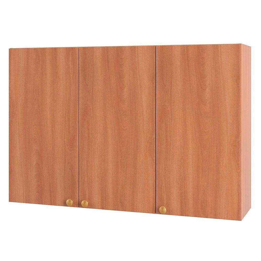 Armário Aéreo 120cm Sálvia 3 Portas 908003 Telasul Freijo