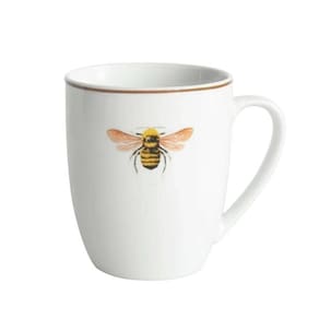 Caneca Estampa Abelhinha Porcelana Cerâmica Café 340ml