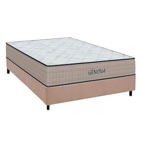 Conjunto Box Casal: Colchão Espuma Orthoflex D45 Genova + Base Crc Suede Clean(138x188)