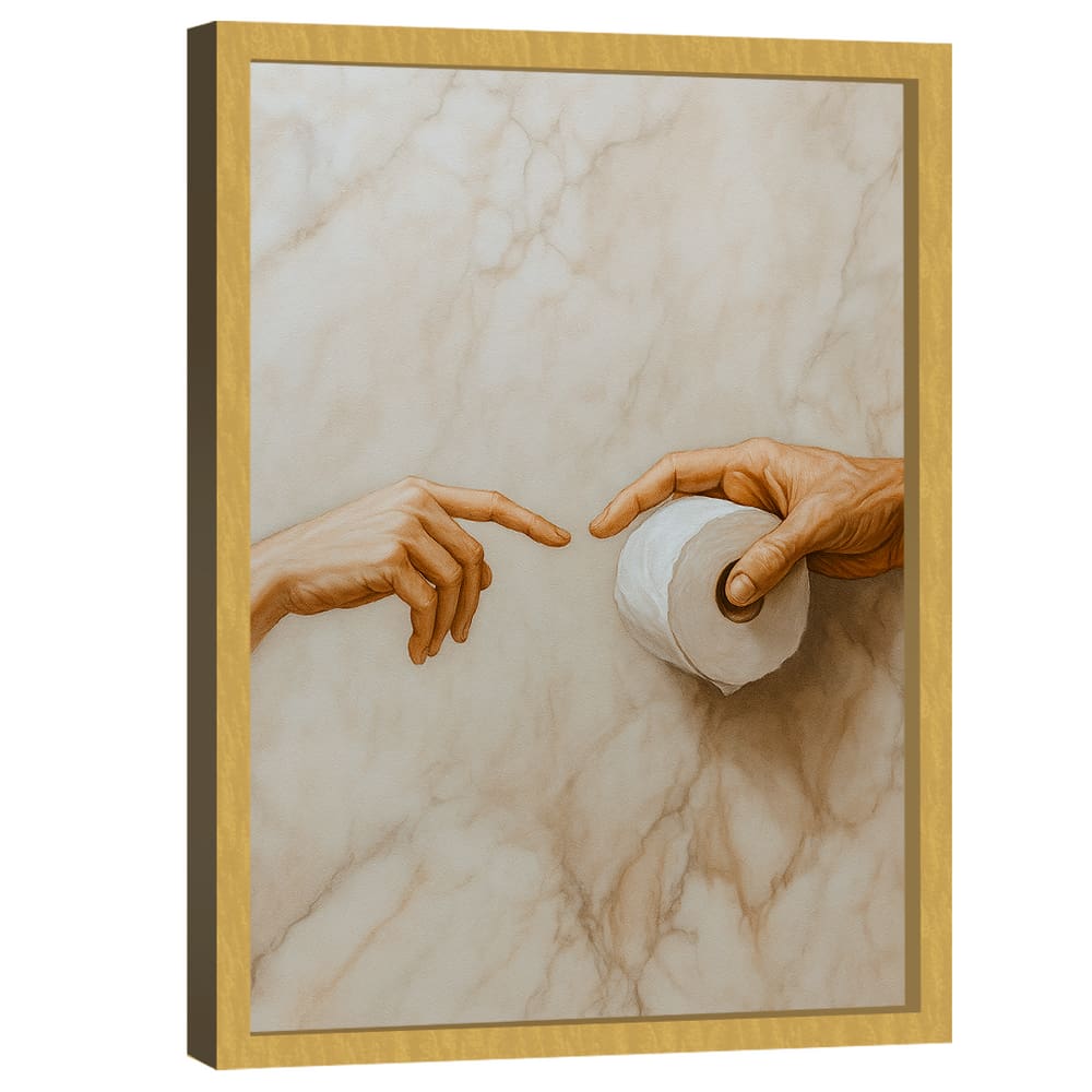 Quadro Decorativo A Criação do Precioso Papel