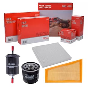 Kit De Filtros Ecosport 2015 A 2017 / Fiesta 2014 A 2019 / Ka 2014 A 2021 / Ka Sedan 2015 A 2021 - Wega Wkl160