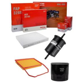 Kit De Filtros Fox 2013 A 2018 / Gol 2016 A 2018 / Voyage 2016 A 2018 - Wega Wkl300
