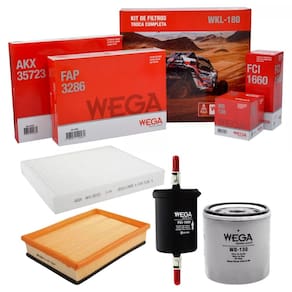 Kit De Filtros Cobalt 2017 A 2020 / Onix 2012 A 2020 / Prisma 2013 A 2019 / Spin 2016 A 2024 - Wega Wkl180