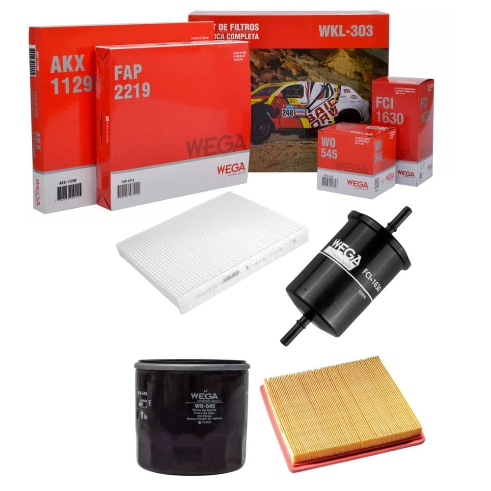 Kit De Filtros Polo 2017 A 2023 / Virtus 2018 A 2023 - Wega Wkl303