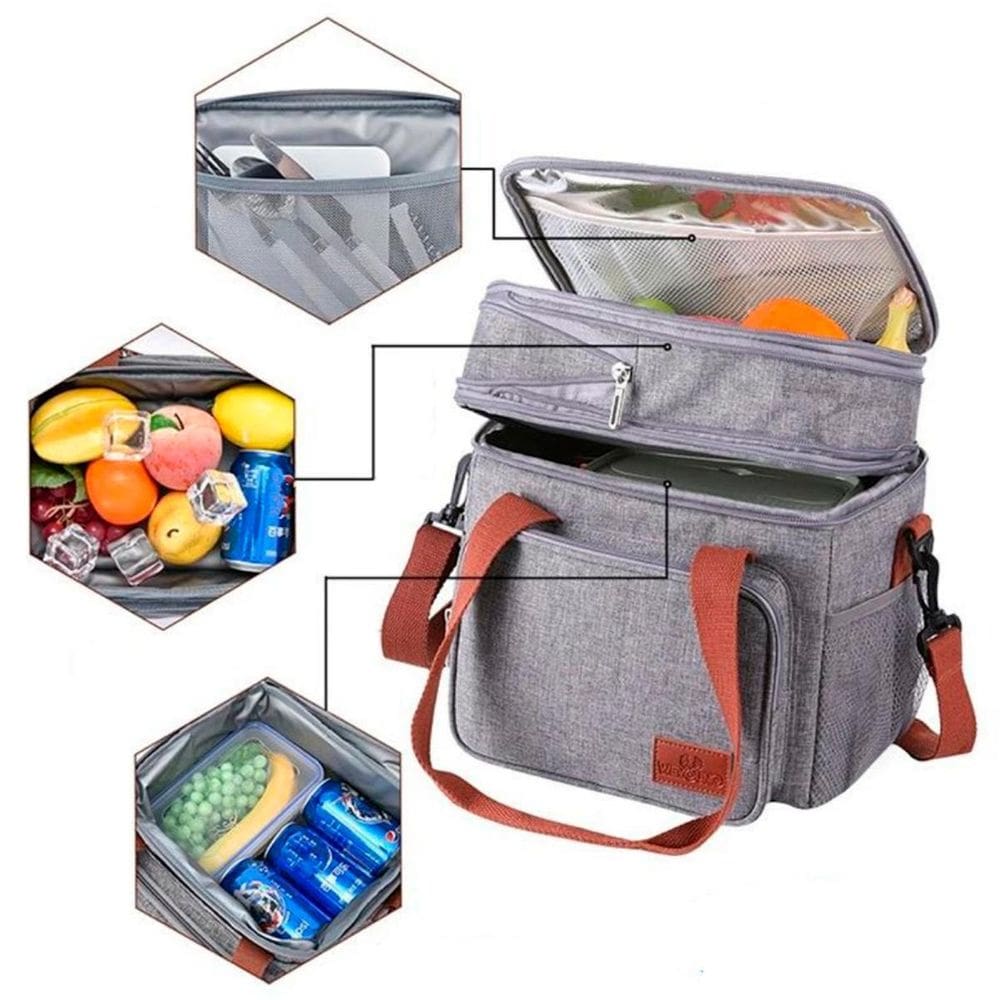 Bolsa Térmica Bolsinha Prático Academia Marmita