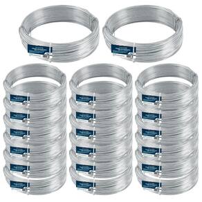 Kit C/ 20 Arame Galvanizado Nº14 Bwg 14 Fio 2,10mm Liso 1kg