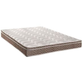 Colchão King D33 - Ep - Anatômico Confort Ultra Firme Euro Pillow Brown (193x203x25) Paropas