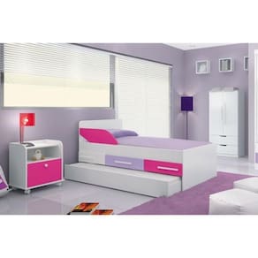 Cama Auxiliar Solteiro Star Jatoba - Santos Andirá