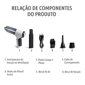 Portátil Aspirador Para Carros Poeira Sem Fio Doméstico