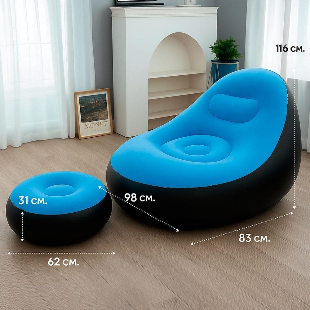 Sofá Inflável Portátil Ideal Para Dormir Em Viagens