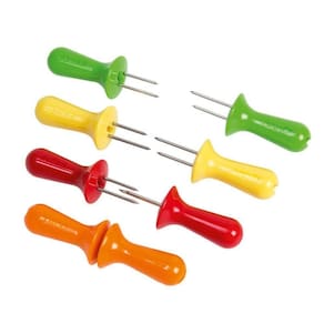 Kit 6 Peças Com Suporte Para Espiga De Milho Em Aço Inox Zyliss