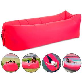 Saco Inflável Puff De Ar Ideal Para Praia E Viagem