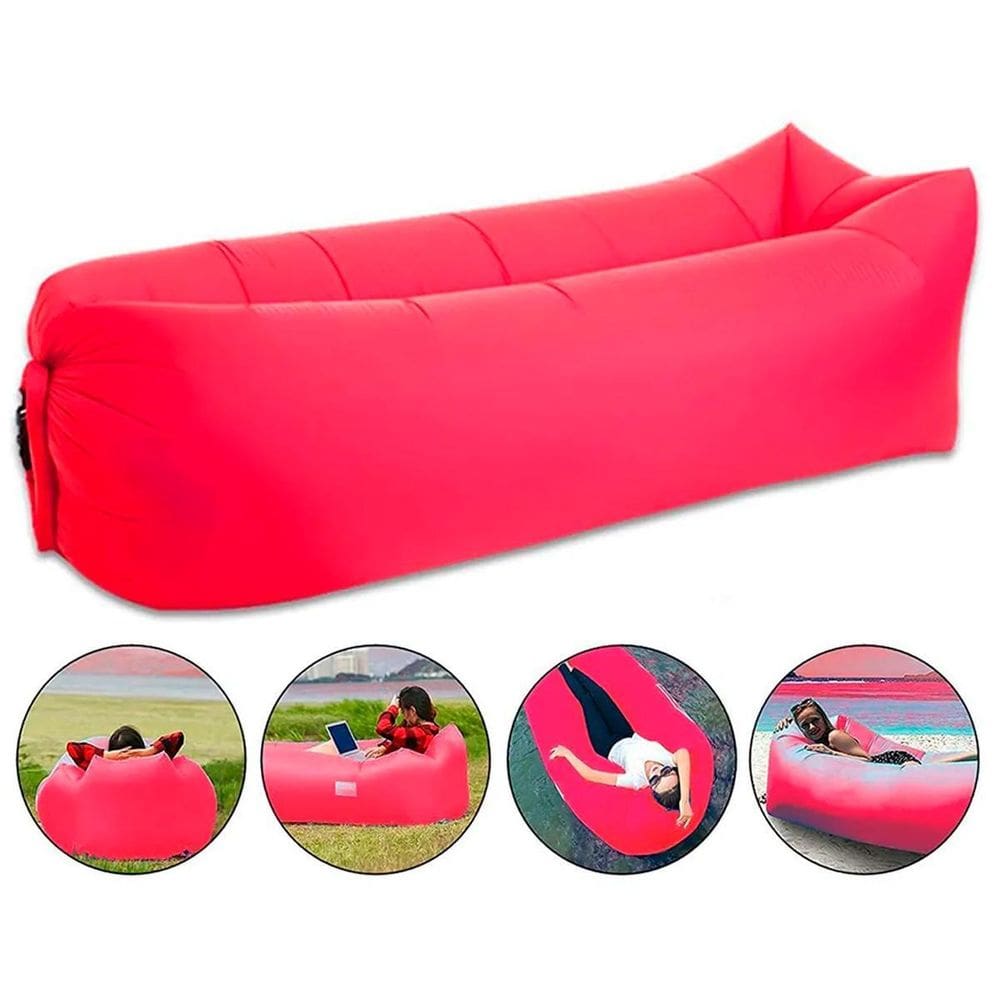 Saco Inflável Compacto Ideal Para Dormir Em Viagem