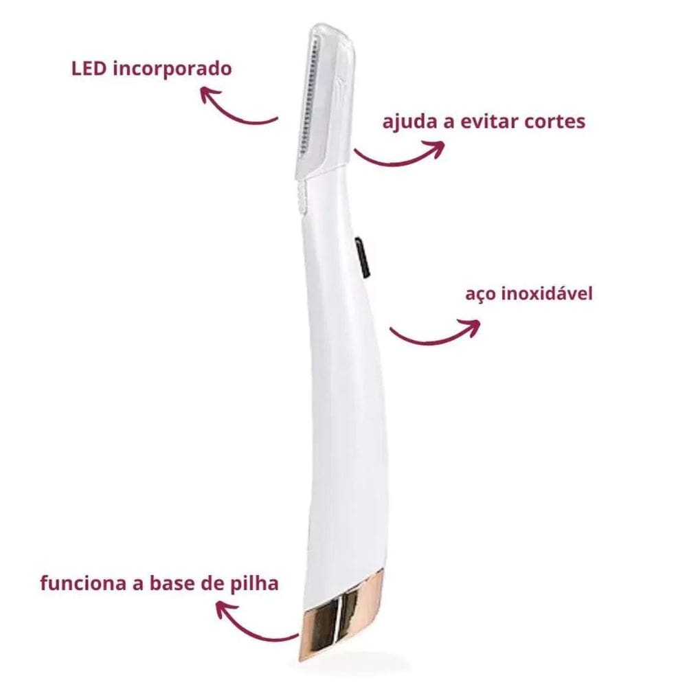 Esfoliador Rosto Com Navalha Que Remove Os Pelos