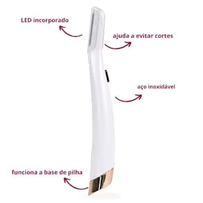Esfoliador Para Limpeza E Depilação Do Rosto