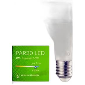 Lâmpada Led Par20 7W Bivolt E27 Branco Quente
