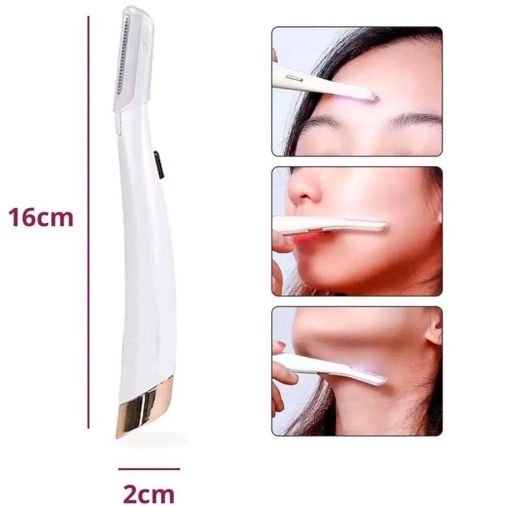 Esfoliador Com Laminas Para Depilação Facial Precisa