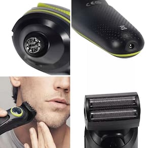 Barbeador Kit Completo Elétrico Recarregável Portátil Corte