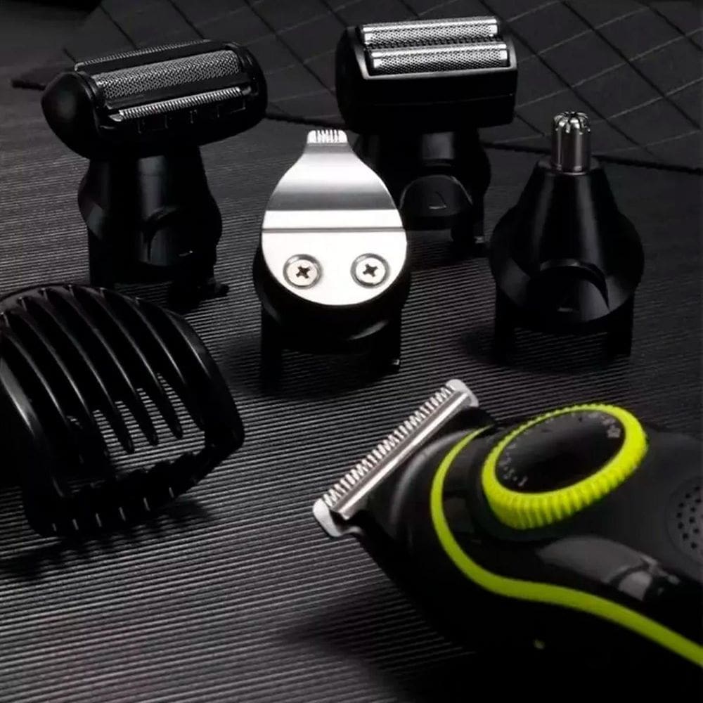 Kit Portátil Barbeador Recarregável Corpo Nariz Orelhas