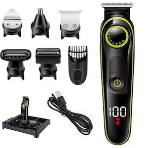 Aparelho Portátil Corte Barba Recarregável Bivolt Elétrico