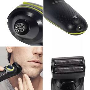 Barbeador Elétrico Profissional Kit Corte Conforto Portátil