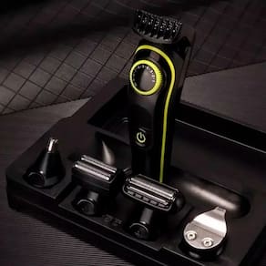 Barbeador Kit Completo Elétrico Recarregável Portátil Corte