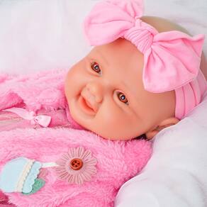 Boneca de bebê Silicone Reborn KUICEO Lifelike 40 cm de corpo inteiro