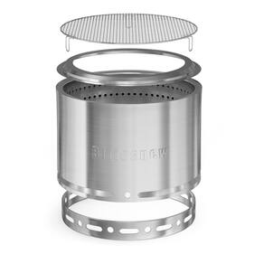 Fogão sem fumaça Fire Pit Bittesnew 304 em aço inoxidável 48cm