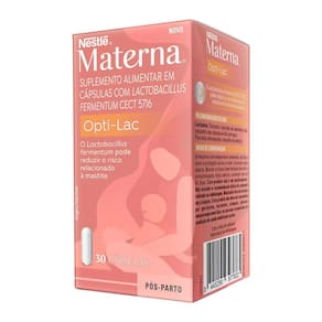 Lactobacillus Materna Optic-Lac Nestlé Pós-Parto 30 Cápsulas