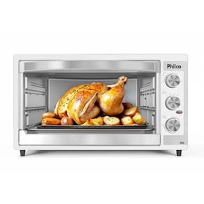 Forno Elétrico Branco Philco 50L Dupla Resistência PFE52B 110V