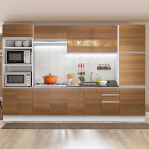 Cozinha CompletaGlamy Roma 3 Gavetas 13 PtsMadesa
