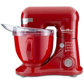 Batedeira Planetária Britânia BBP760VMW Turbo Vermelha 110V