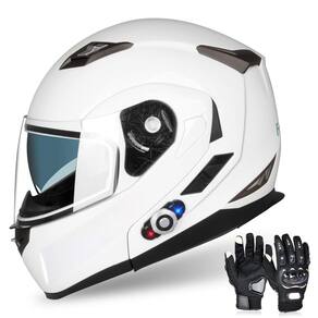 Capacete Bluetooth para motocicleta FreedConn BM2-S White (M)