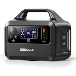 Central elétrica portátil GRECELL 230Wh 300W com 2 tomadas AC