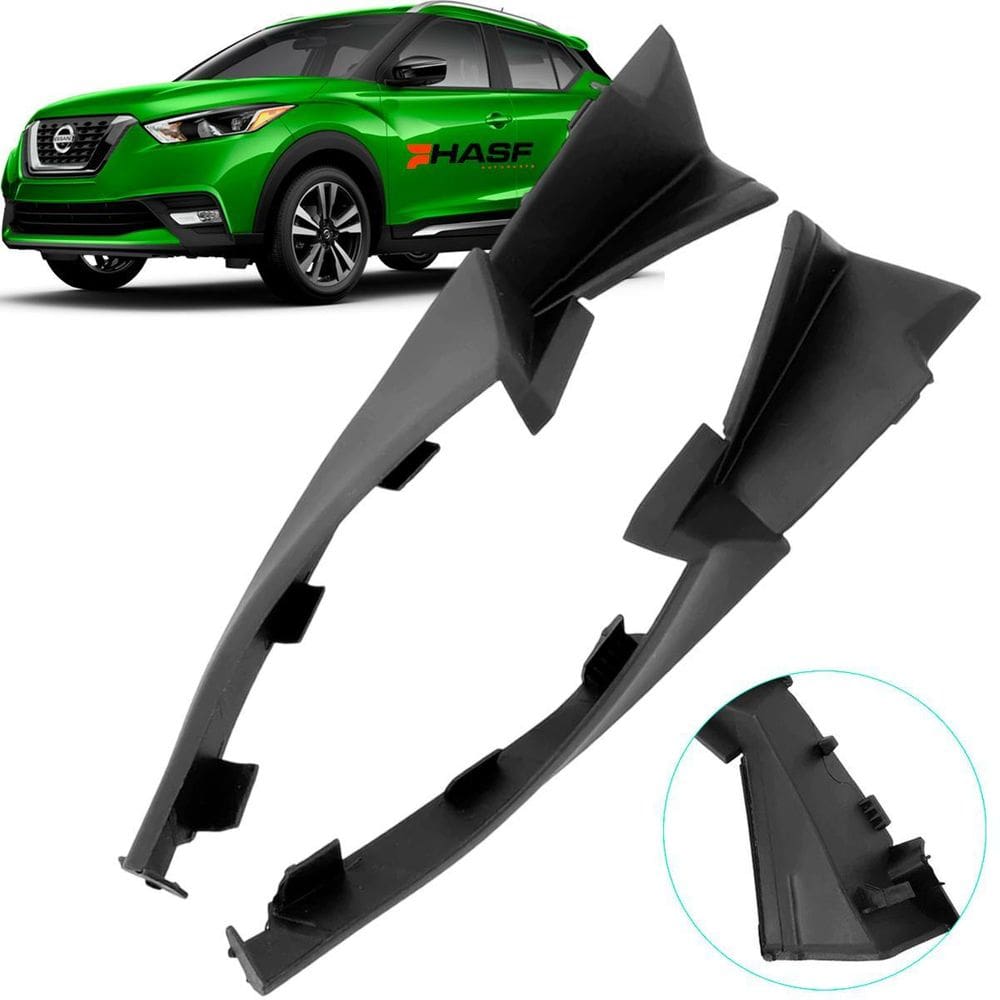 Par Acabamento Coluna Churrasqueira Nissan Kicks 2016 A 2021